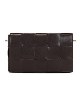 Холщовая сумка с лентами Intreccio Vogue Bottega Veneta, цвет Fondant & Natural Silver bott-my204 | fondant & natural silver