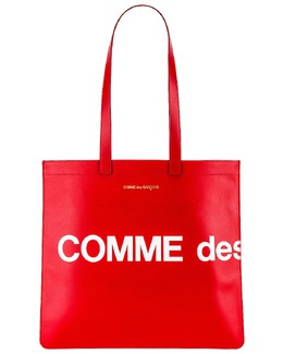 Огромная большая сумка с логотипом Comme des Garçons, красный cmex-uy40 | red