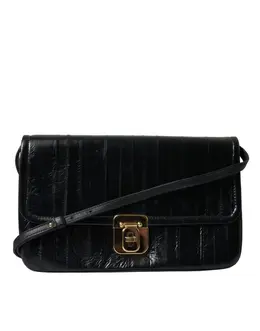 Dolce & Gabbana Elegant Eelskin Leather Shoulder Bag bag1235