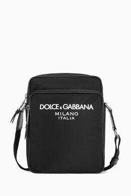 Dolce & Gabbana Small DG Logo Crossbody Bag in Nylon 216810743_13