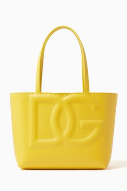 Dolce & Gabbana Small DG-embossed Logo Tote Bag in Calfskin 215389143_27