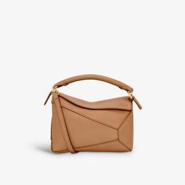 Миниатюрная кожаная сумка через плечо Puzzle Loewe, цвет toffee r04207583 | toffee