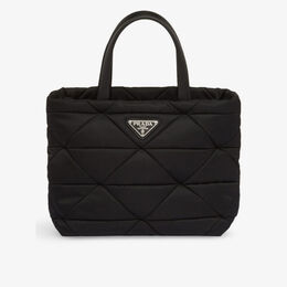 Сумка-тоут с мягкой подкладкой из нейлона Prada, черный r04268281 | black