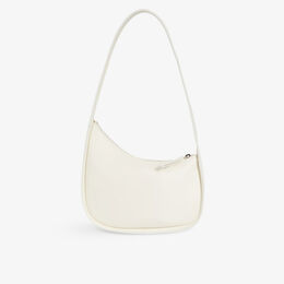 Кожаная сумка через плечо Half Moon The Row, слоновая кость r03959035 | ivory