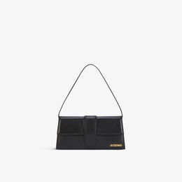 Le Bambino Длинная кожаная сумка через плечо Jacquemus, черный r03888848 | black