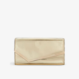 Клатч Emmie из зеркальной ткани Jimmy Choo, желтый r04145902 | gold