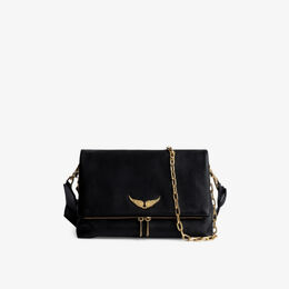 Сумка через плечо rocky из зерненой кожи Zadig & Voltaire, желтый r03910241 | noir gold