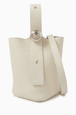 Loewe Mini Pebble Bucket Bag in Grained Calfskin 216775392_26