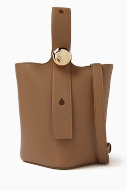 Loewe Mini Pebble Bucket Bag in Mellow Calfskin 216775392_15