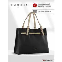 Сумка поясная Bugatti, фактура зернистая, темно-коричневый 102586232668