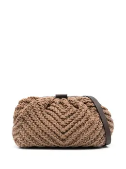 Fabiana Filippi knitted cashmere clutch bag 20112281