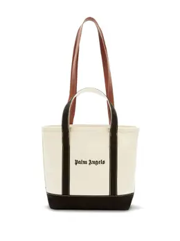 Palm Angels logo-print canvas tote bag 20205769