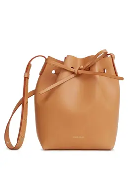 Mansur Gavriel Mini leather bucket bag 20227125