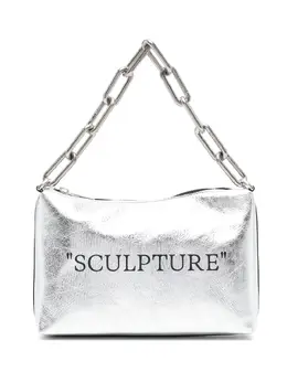Off-White Block Pouch leather shoulder bag 20402941
