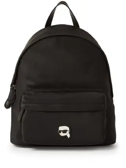 Karl Lagerfeld Ikon appliqué-detail backpack 20576766
