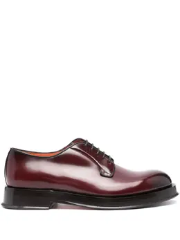 Santoni calf leather derby shoes 20683400