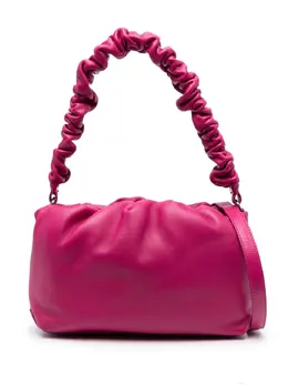 Zanellato ruched-handle leather shoulder bag 21034410
