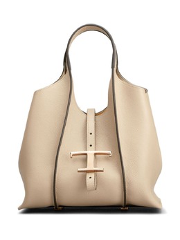 Tod's Timeless logo-plaque tote bag 21070697