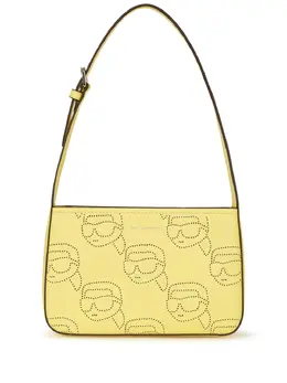 Karl Lagerfeld Ikon perforated leather shoulder bag 21540346