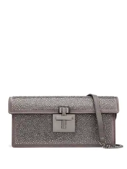 Oscar de la Renta Alibi crystal-embellished clutch bag 22000938