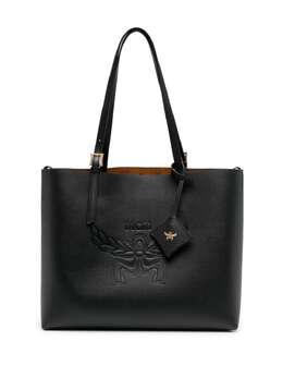 MCM medium Himmel logo-embossed leather bag 22033715