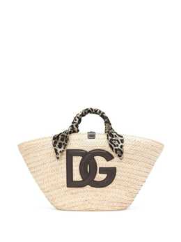 Dolce & Gabbana medium Kendra logo-patch tote bag 22052966