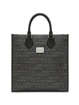 Dolce & Gabbana Shopping logo-print tote bag 22056043