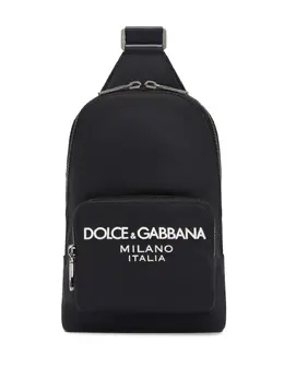 Dolce & Gabbana logo-lettering cross body backpack 22056051