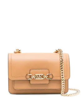 Michael Kors Heather logo-plaque leather shoulder bag 22096384
