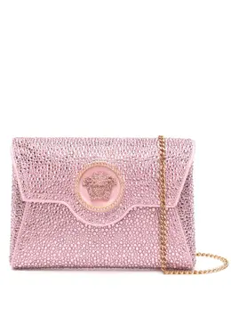 Versace La Medusa Crystal clutch bag 22100852
