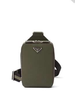 Prada Brique leather shoulder bag 22729054