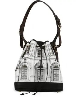 Louis Vuitton Noé illustration-print bucket bag 22246767