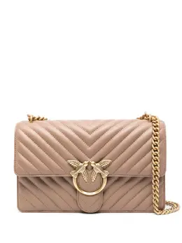 Pinko Classic Love leather shoulder bag 22538636