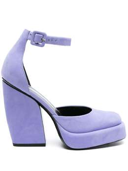 Pierre Hardy Sean 120mm suede platform pumps 22315725
