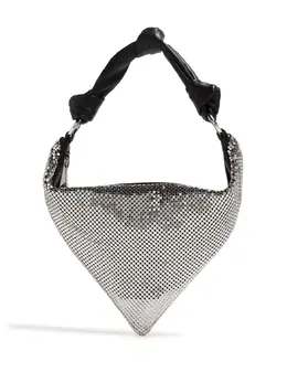 Amina Muaddi mini Cameron mesh shoulder bag 22364682
