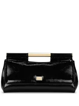 Dolce & Gabbana patent-leather clutch bag 22371695