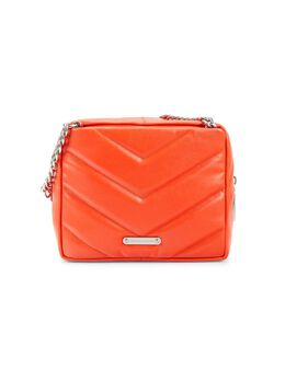 Кожаная сумка через плечо Edie Rebecca Minkoff, коралл 19034113 | coral