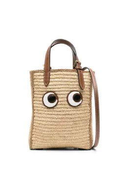 Anya Hindmarch Eyes raffia tote bag 22413371