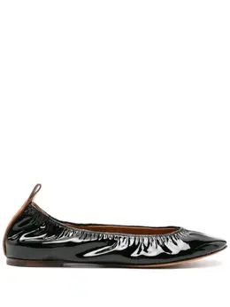 Lanvin patent leather ballerina shoes 22503128