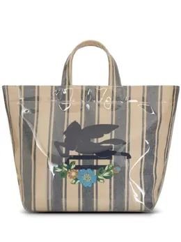 Etro logo-appliqué tote bag 22516546