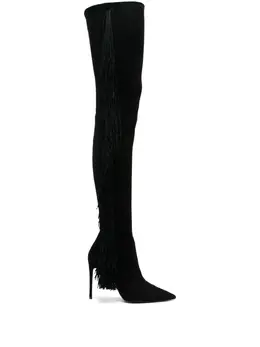 Stuart Weitzman 100mm Ultrastuart Fringe over-the knee boots 22532825