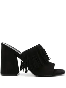 Stuart Weitzman 100mm Tia Fringe sandals 22532850