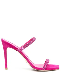 Stuart Weitzman Aleena Royale 100mm suede sandals 22533709