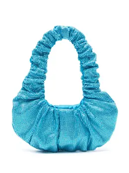 Giuseppe Di Morabito crystal-embellished ruched tote bag 22591425