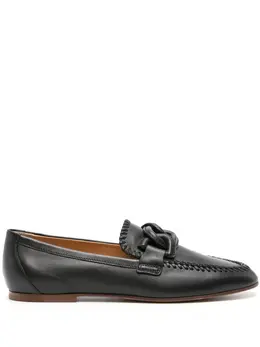 Tod's chain-link leather loafers 22617301