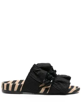 La Doublej Pimento pompom-detail slides 22613924