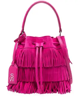 Stuart Weitzman Rae fringed suede mini bag 22692338
