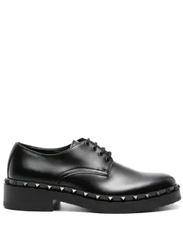 Valentino Garavani M-Way Rockstud leather derby shoes 22785802
