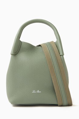 Loro Piana Micro Bale Bag in Calfskin Leather 217002893_20