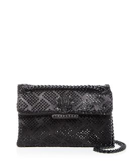 Атласная сумка через плечо Kensington Mini с украшением Kurt Geiger LONDON, цвет Black 4559414 | black